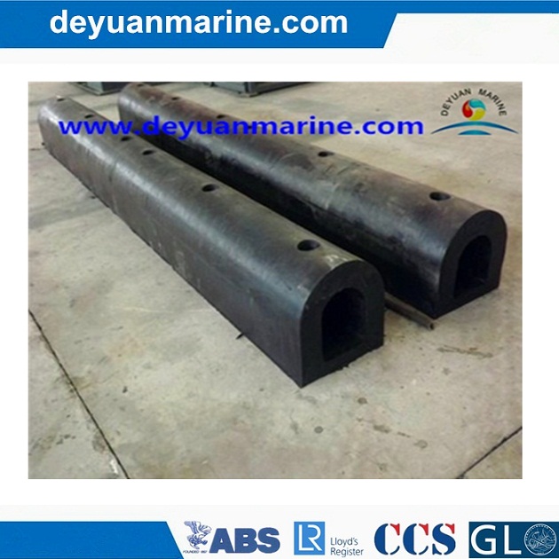 Marine D Type Rubber Fenders Cylindrical Boat Fender Dock Fenders with