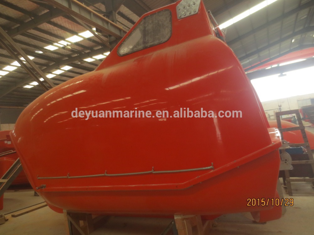 Common Type and Fire Resistant Free Fall Lifeboat Fiberglass Lifeboats for sale