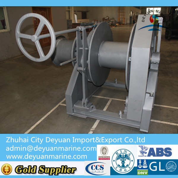 10-447 KN Marine hydraulic tugger winches with single drum for decking machine