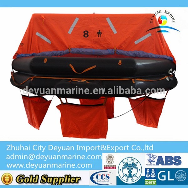 8 Person GL Approval Self Inflating Life Raft