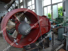 Marine container vessel bow thruster