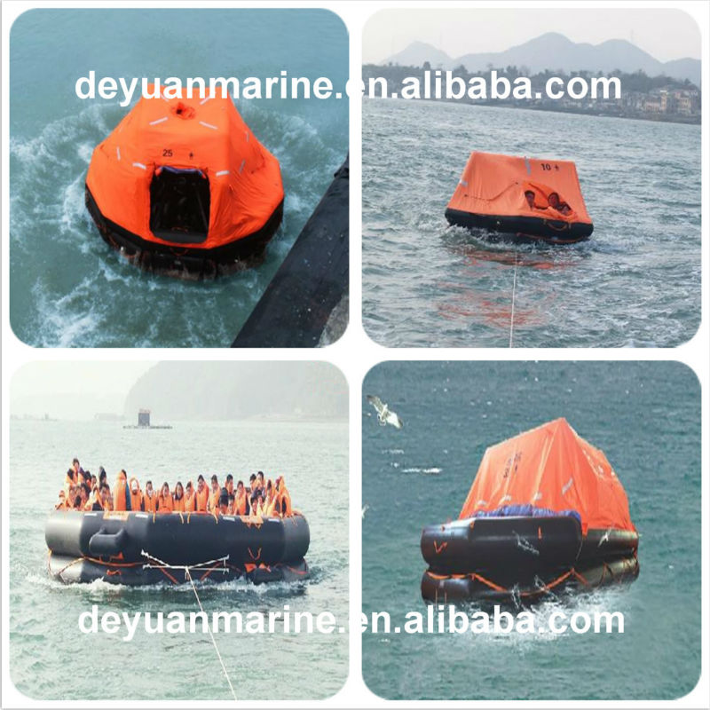 25 Person Inflatable Life Raft Davit-launched self-righting Inflatable Life raft (25 Persons) From ...
