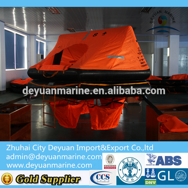 Ship 8 Man Throw-overboard Inflatable Liferaft