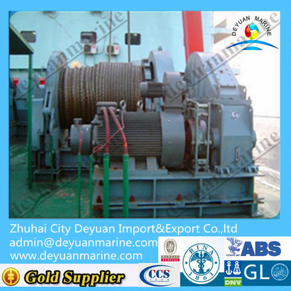 70/73mm Marine Electric Anchor Windlass with single drum for decking machine