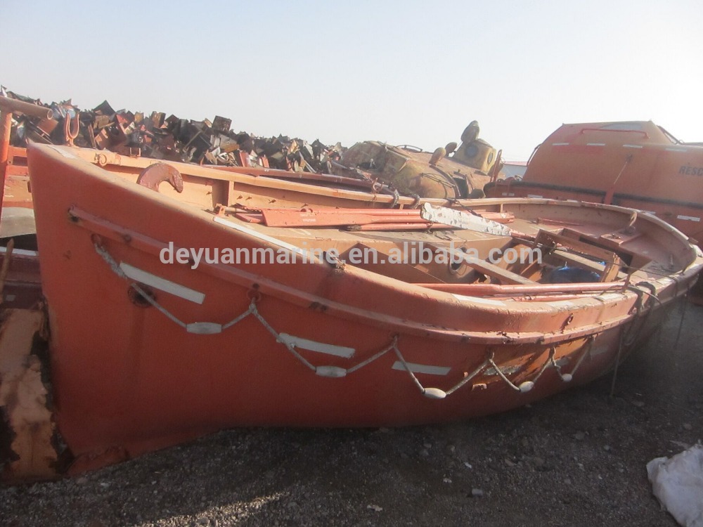 Ship enclosed lifeboat Marine used lifeboats FRP boats for sale From