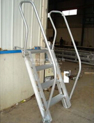 Marine Aluminum Bulwark Ladder