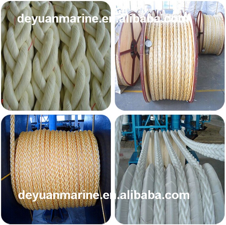 Mooring Rope Ship Used Polypropylene Rope Polyester Rope Marine Nylon