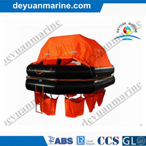 CCS Approved 25 Person Throw-Overboard Inflatable Life Raft