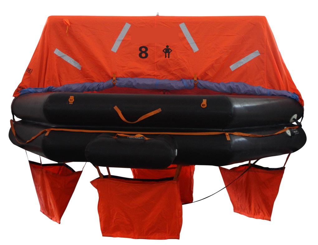 20 Persons Solas Approved Man Throw Overboard Yacht Type Inflatable Liferafts with Good Price